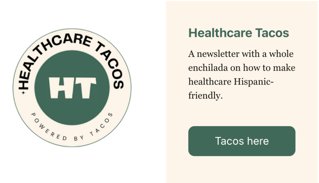 Lets taco 'bout Hispanic patients